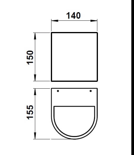 Up down light outdoor Newton zwart Albert 4007235624021
