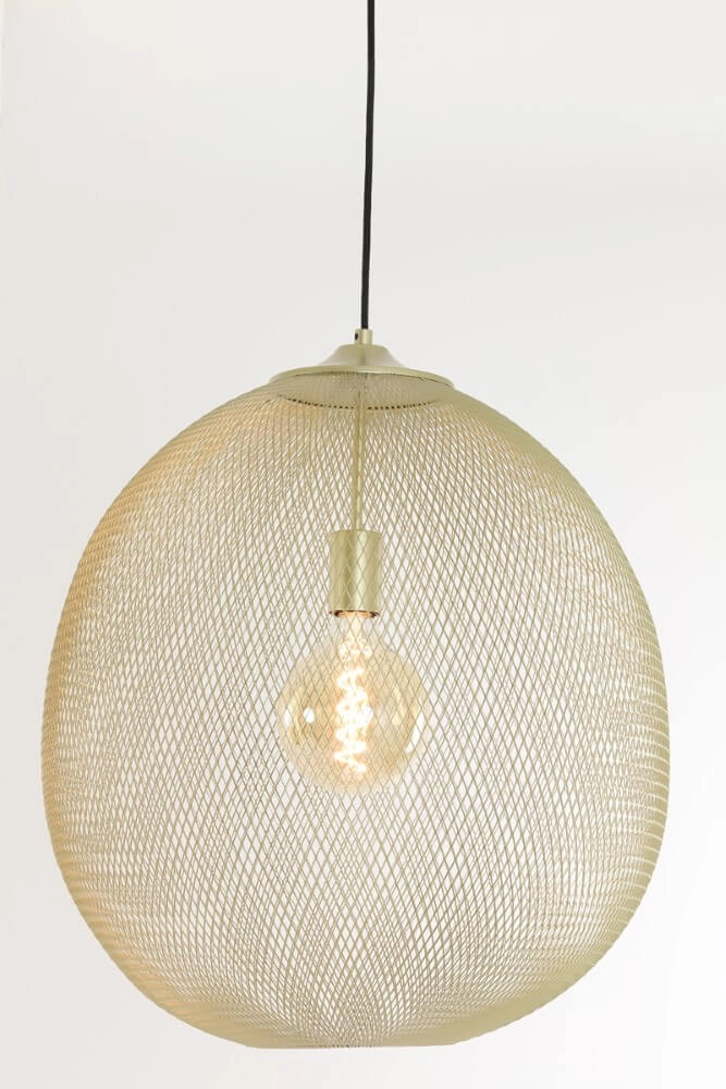 Gouden hanglamp Moroc Ø 50cm
