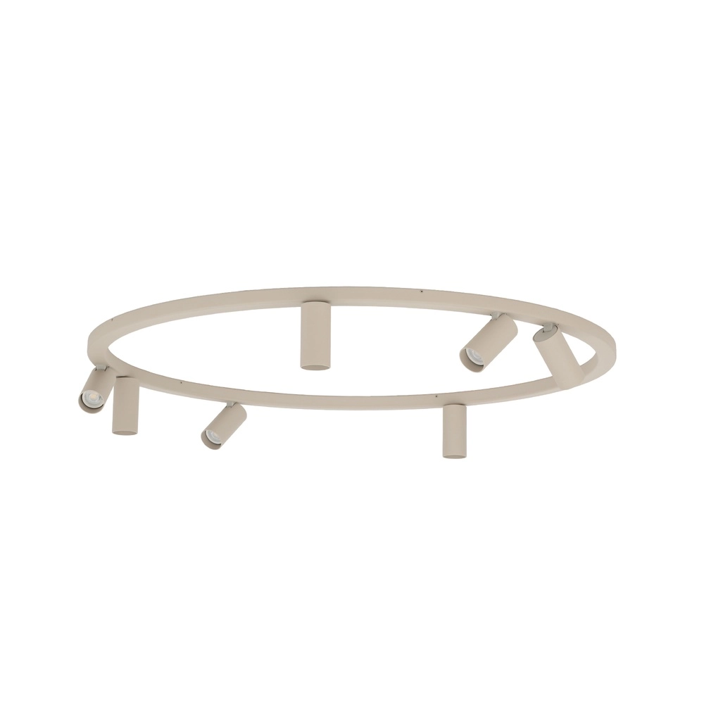 Cirkel opbouwspots Fourty 7x GU10 - beige Lyora 5903139119481