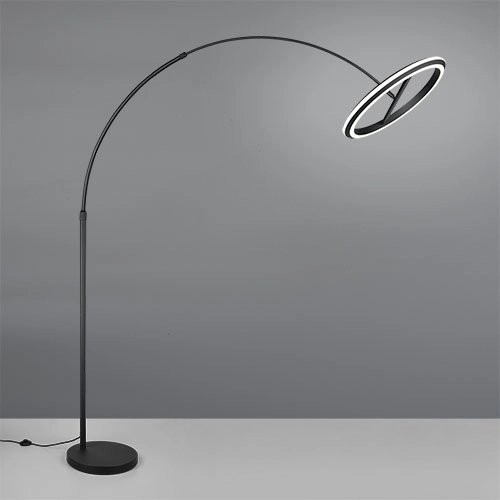 Vloerlamp Amador zwart Trio 4017807688160