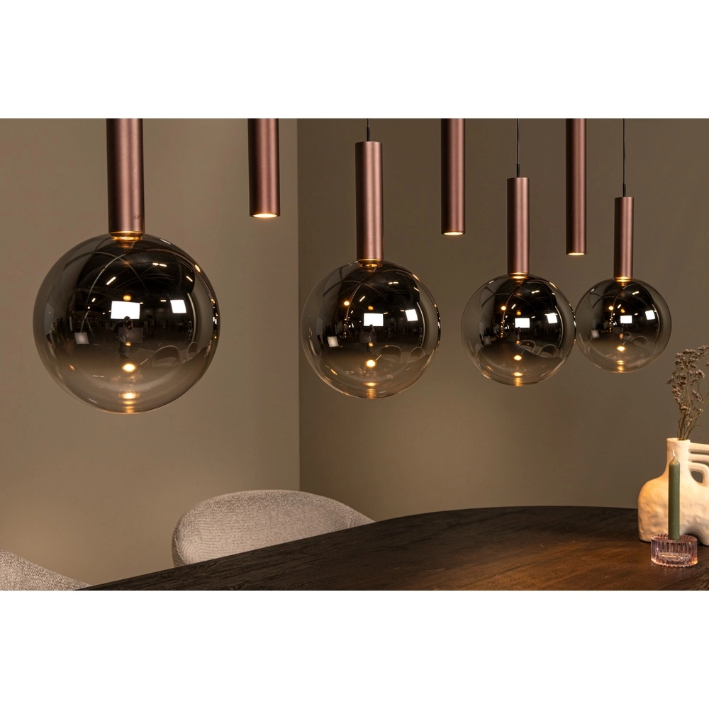 Design hanglamp Jasmine koper 7-lichts Premium by Lucide 5411212741295