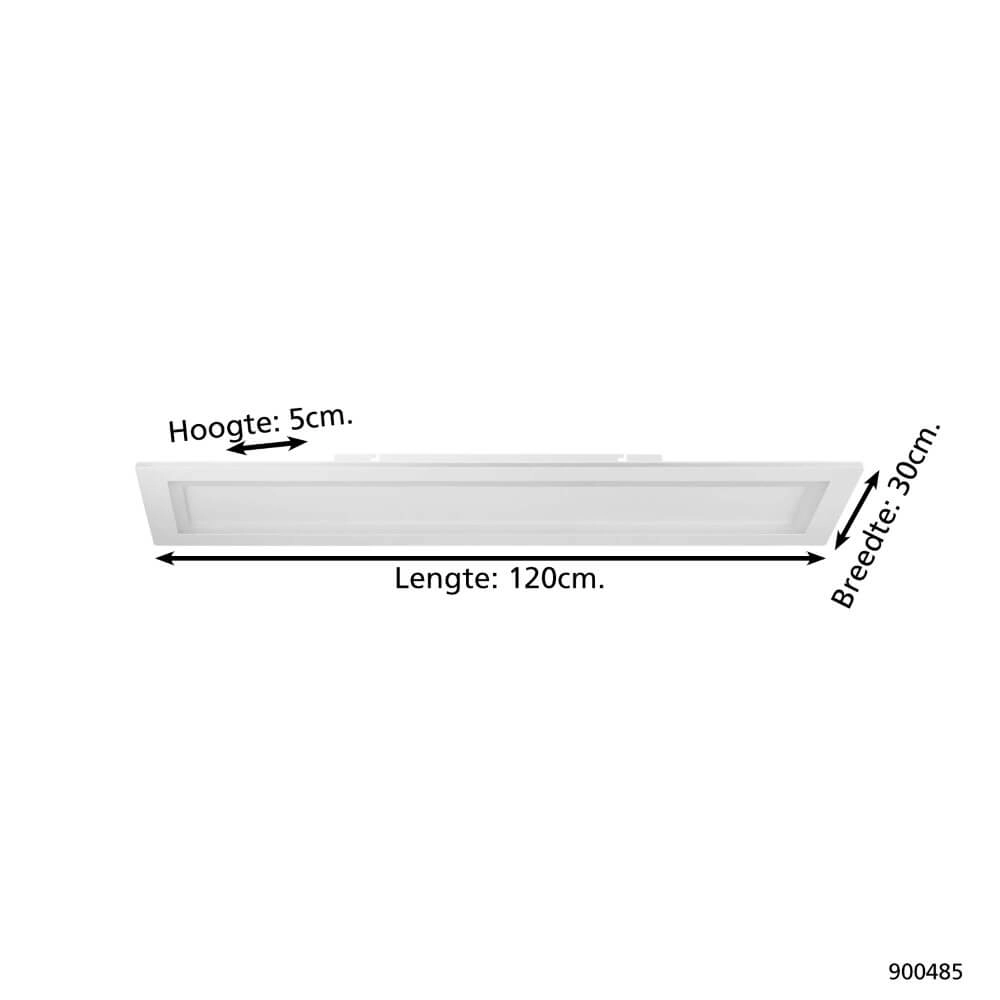 Rechthoekige plafondlamp Padrogiano-Z wit Eglo 9008606244201