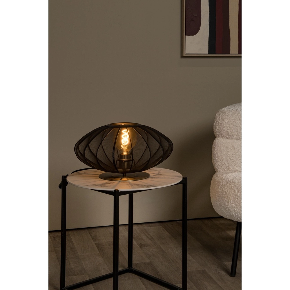 Tafellamp Corina zwart Ø 40cm Lucide 5411212032041