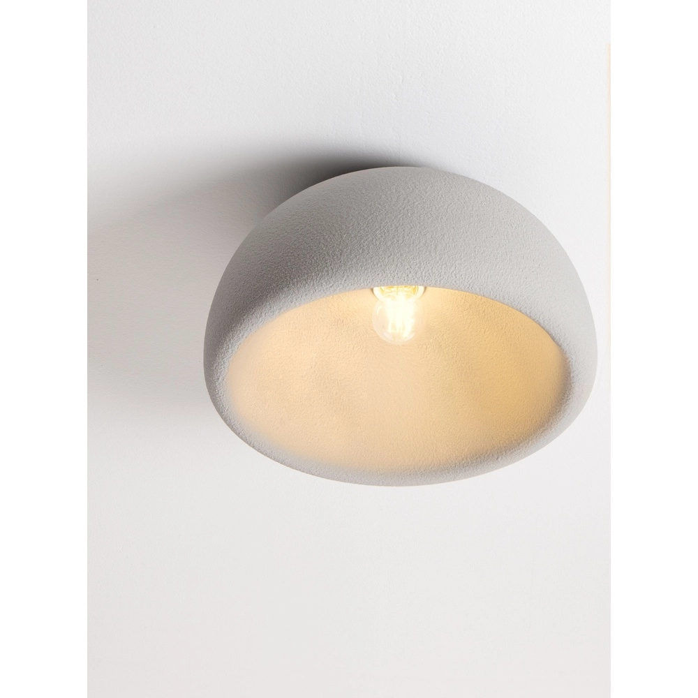 Moderne plafondlamp Davo grijs Ø 43cm Lyora 5212017495723