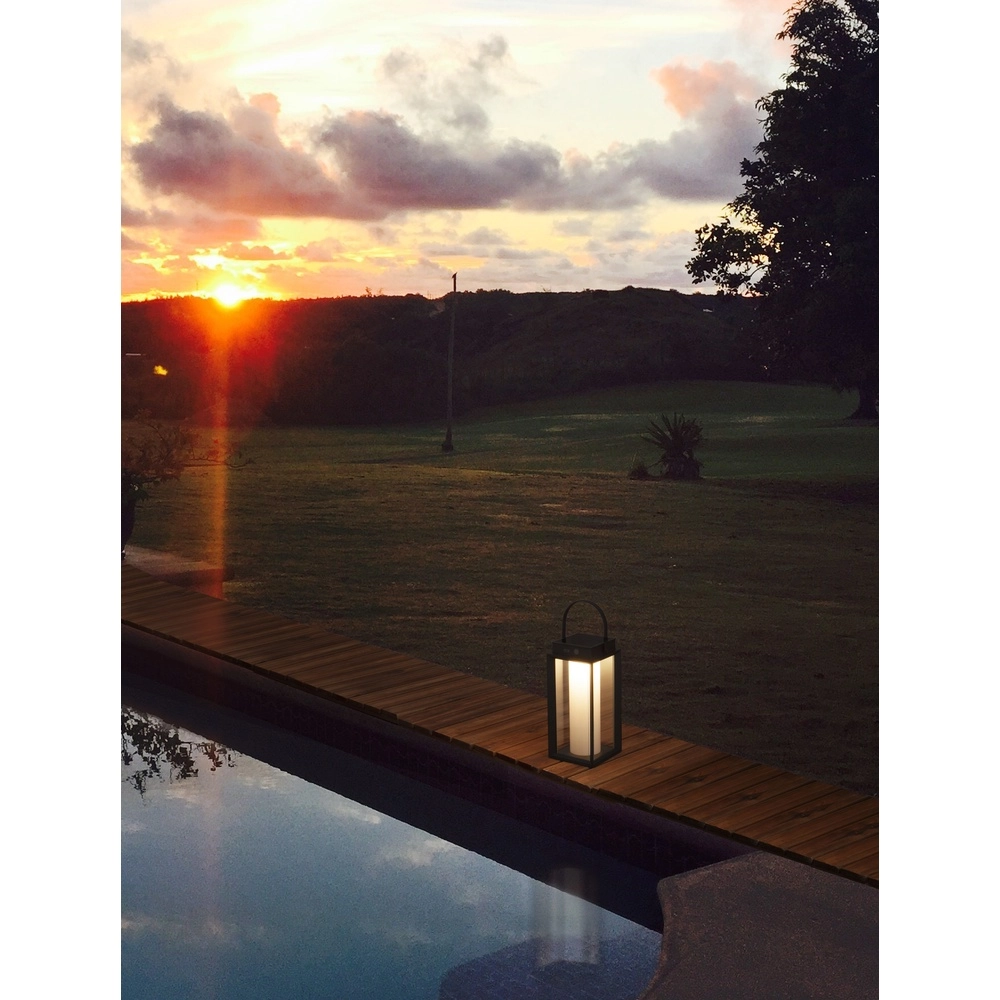 Solar tafellamp Verhal antraciet Lyora 5212017434739