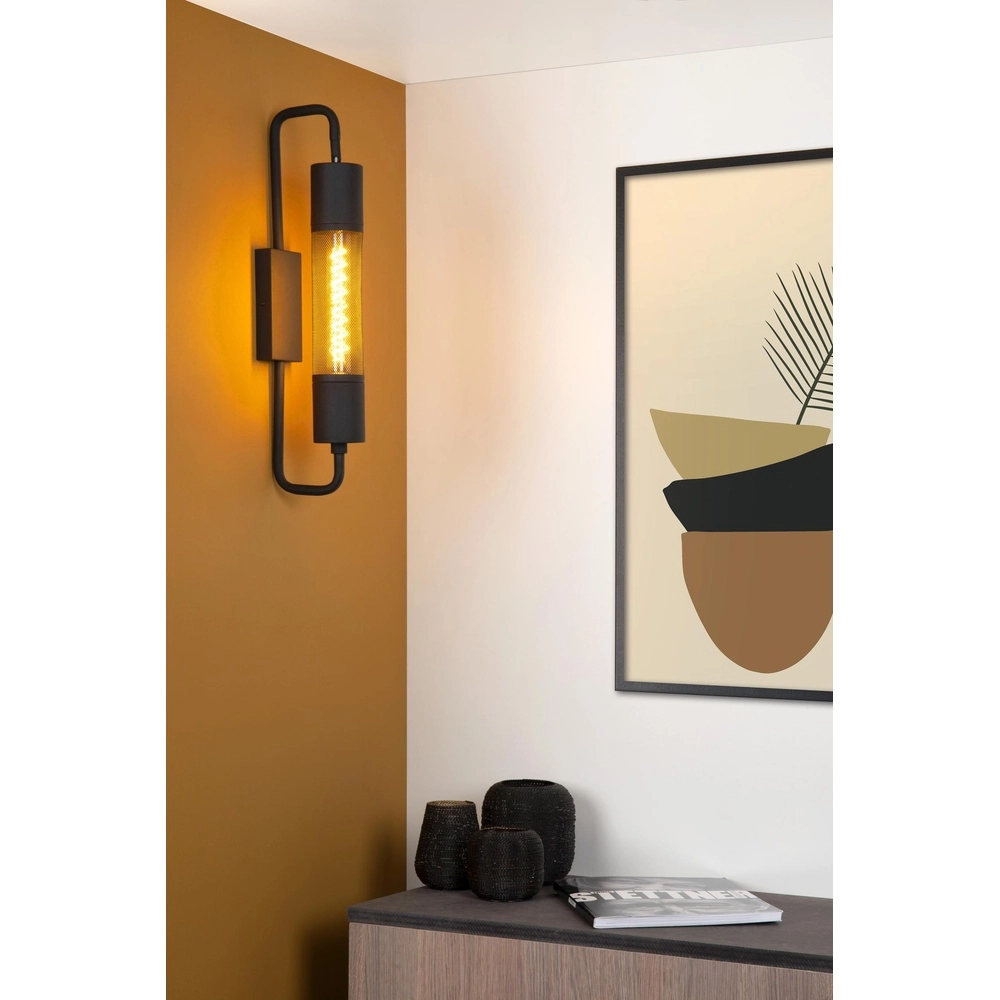 Design wandlamp Calixt zwart Lucide 5411212051462