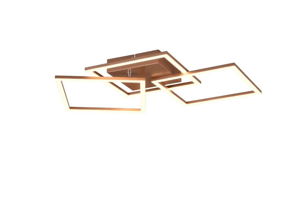 Bruine plafondlamp Trail design Trio 4017807578980
