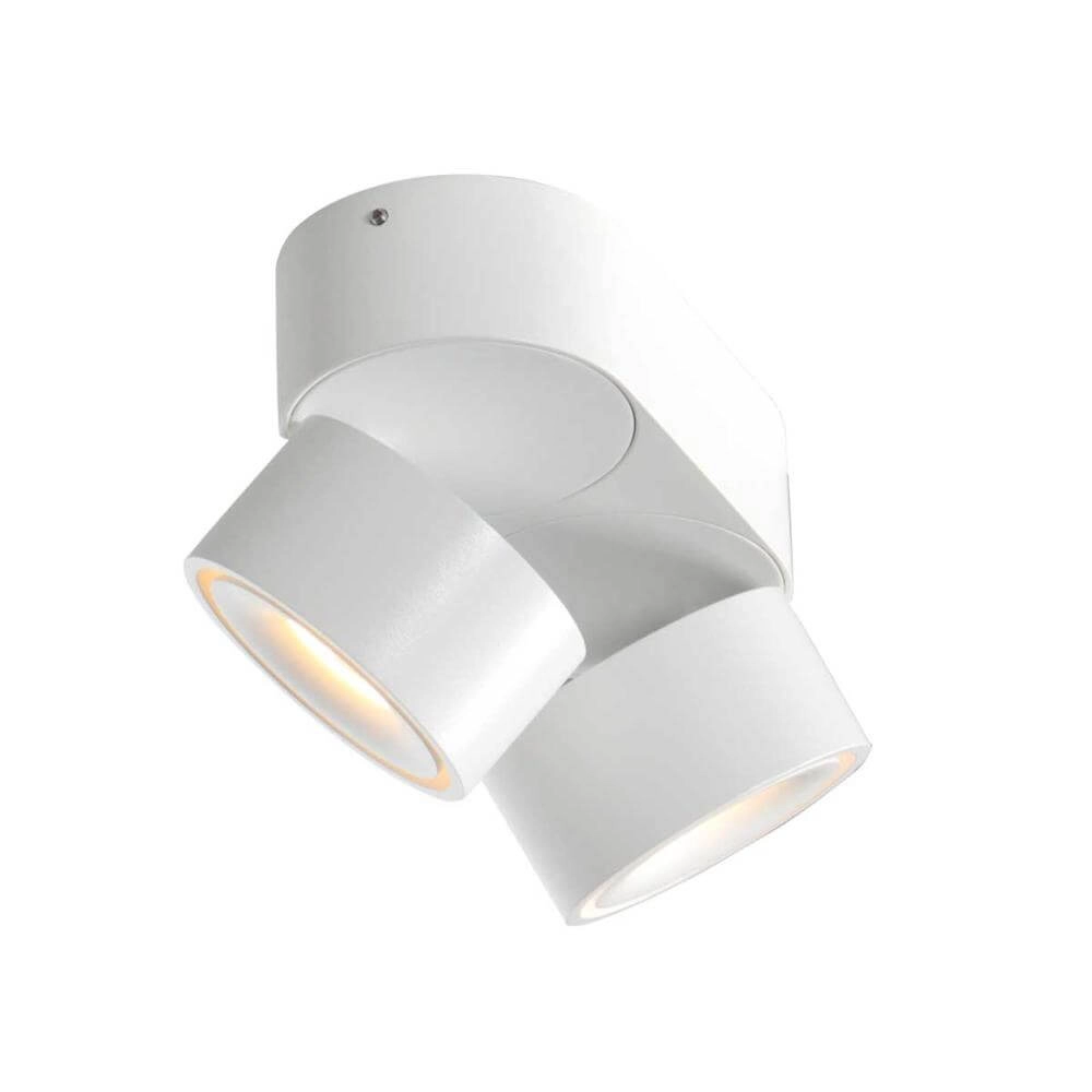 2-lichts plafondlamp Fez Black wit design Steinhauer 8712746177336