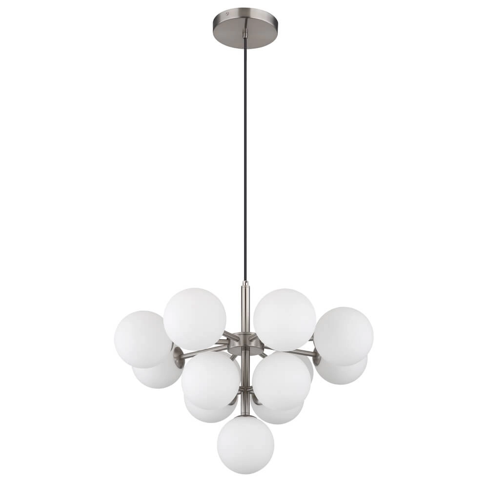 Nikkel hanglamp Grappy 13-lichts Globo 9007371456123