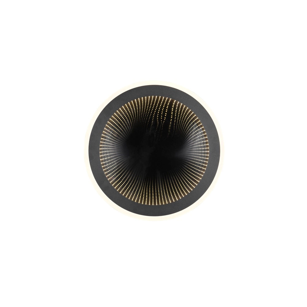 Design plafondlamp Glace zwart Trio 4017807645705
