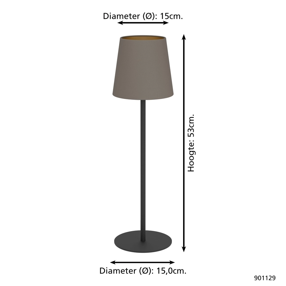 Schemerlamp Fiorana 53cm - zand Eglo 9008606306909