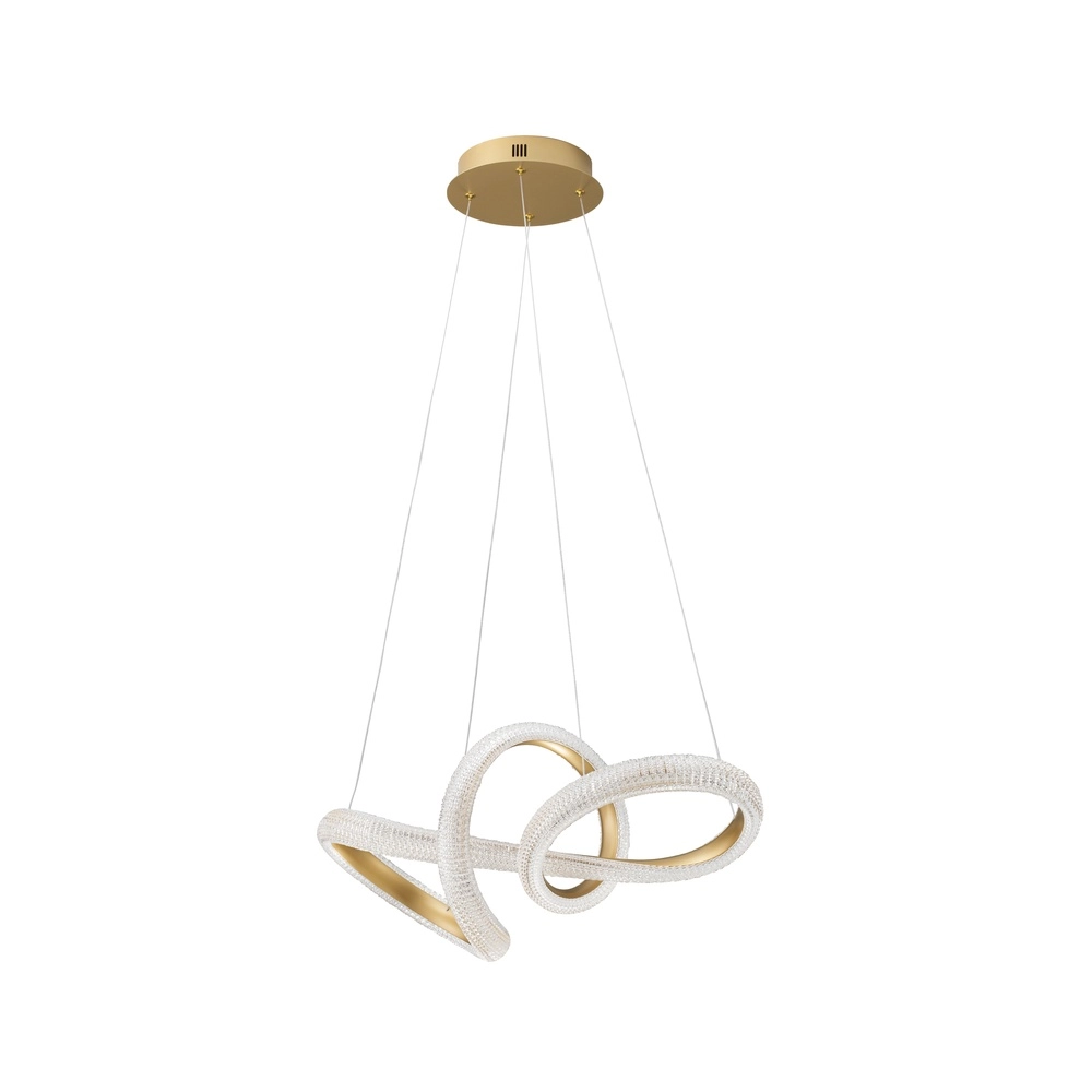 Hanglamp Medora krul goud 75cm Lyora 5212017433442