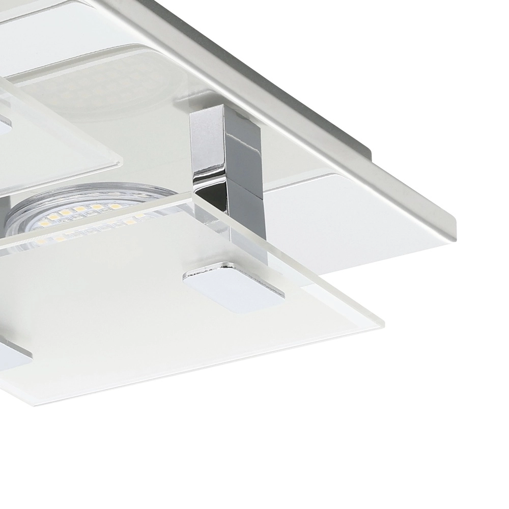 Moderne plafondlamp Vicaro 4-lichts chroom Eglo 9002759933142