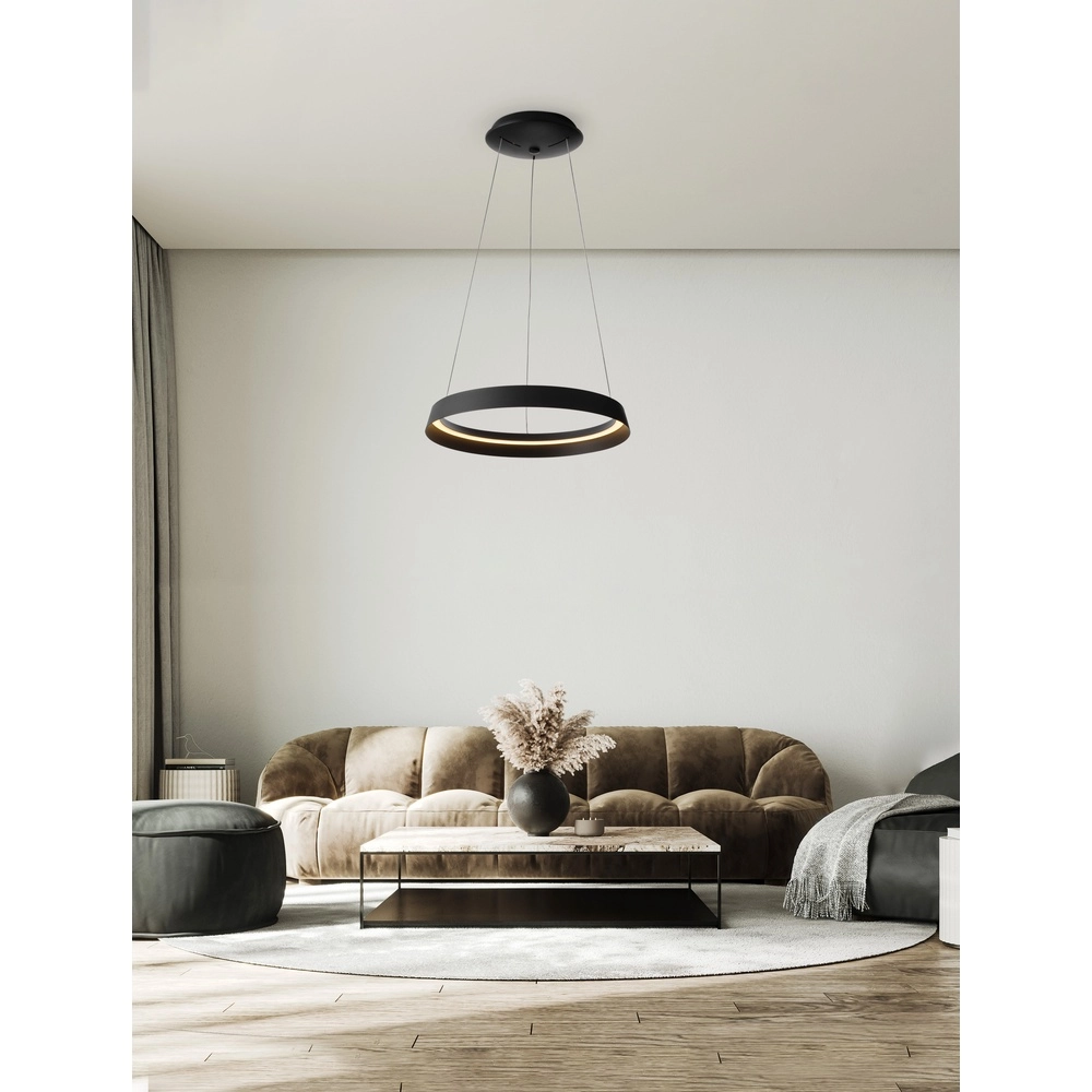 Design hanglamp Ormi Ø 45cm zwart