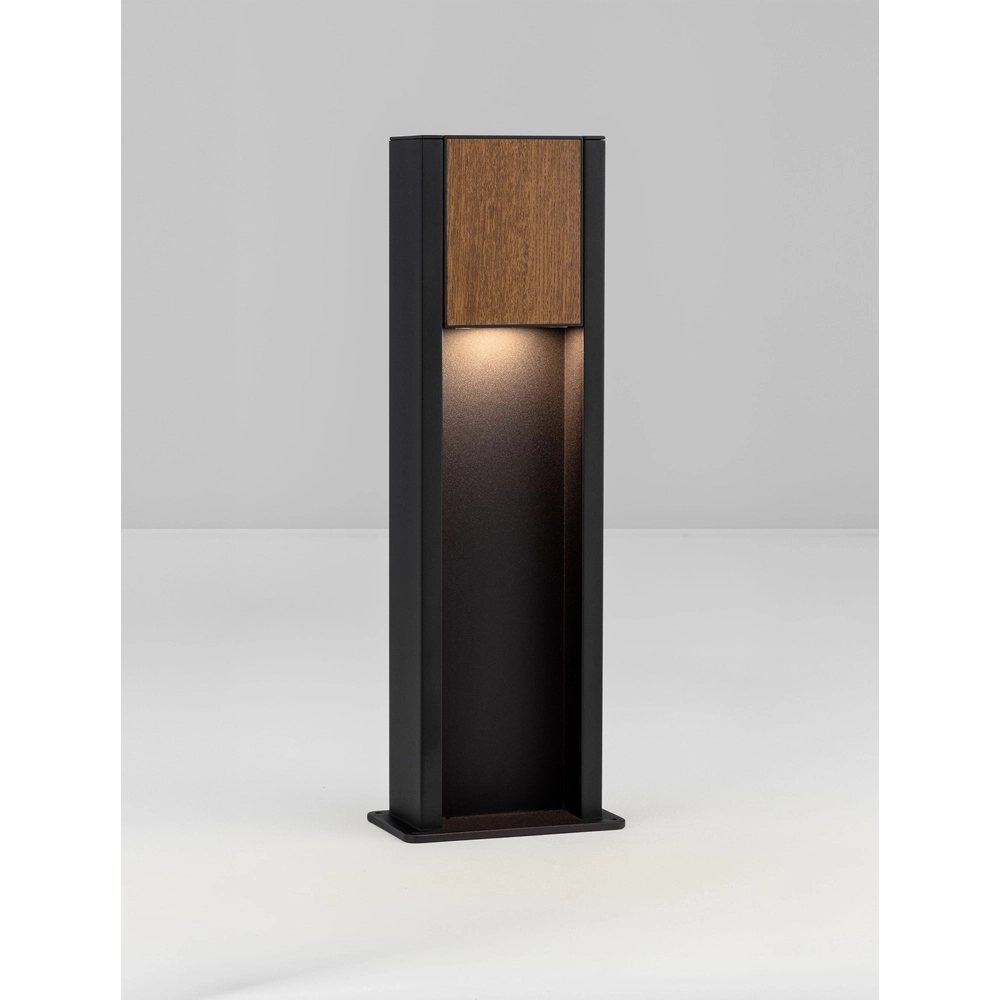 Tuinlamp Kioo zwart met hout