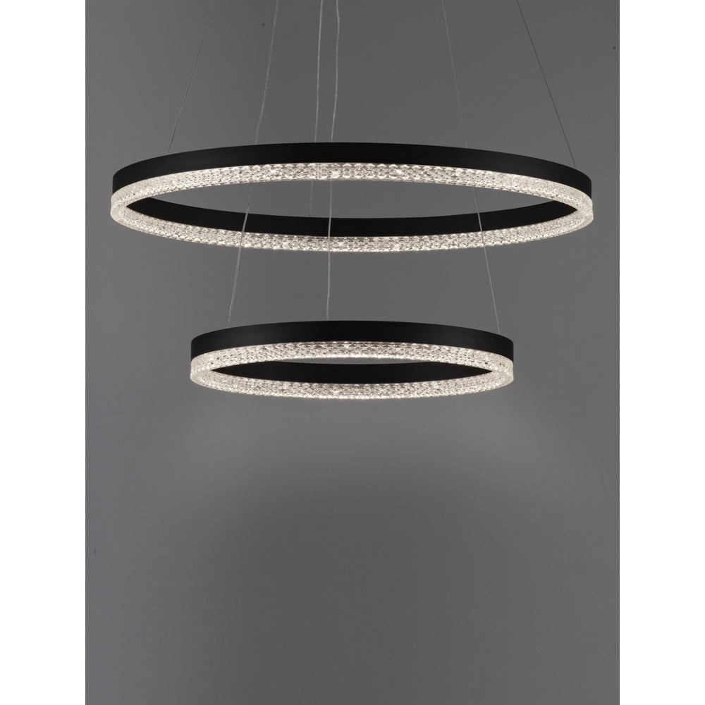 Hanglamp Adria zwart Ø 60cm double Lyora 5212017443809