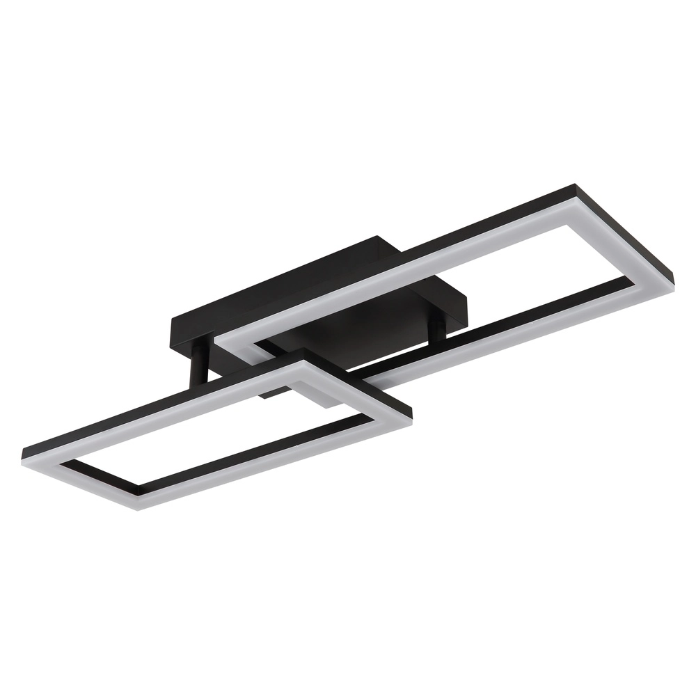 Zwarte design plafondlamp Sapena 61,4 x 19,5cm Globo 9007371450558
