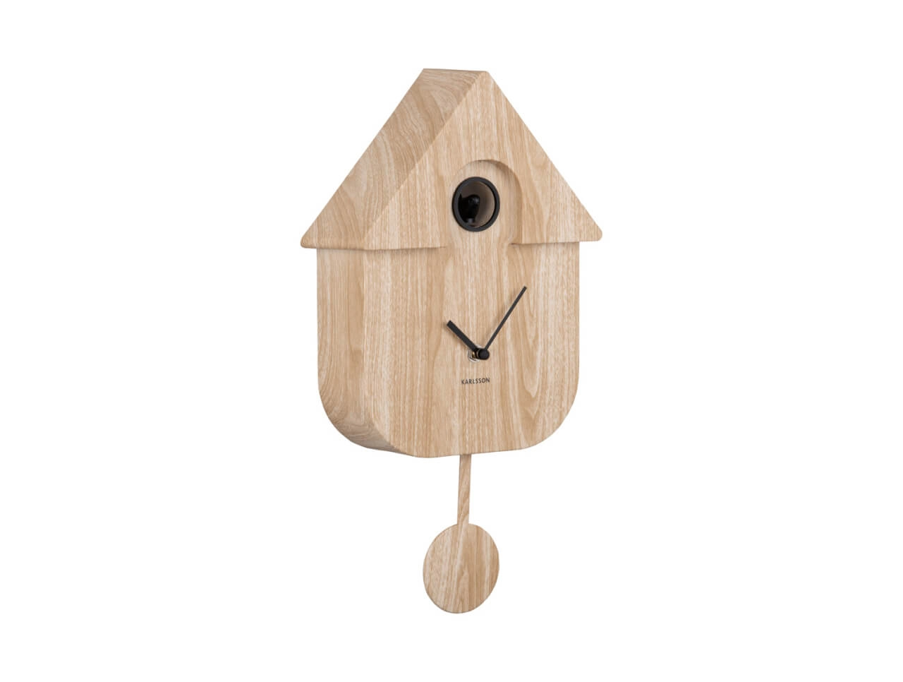 Wandklok Modern Cuckoo hout