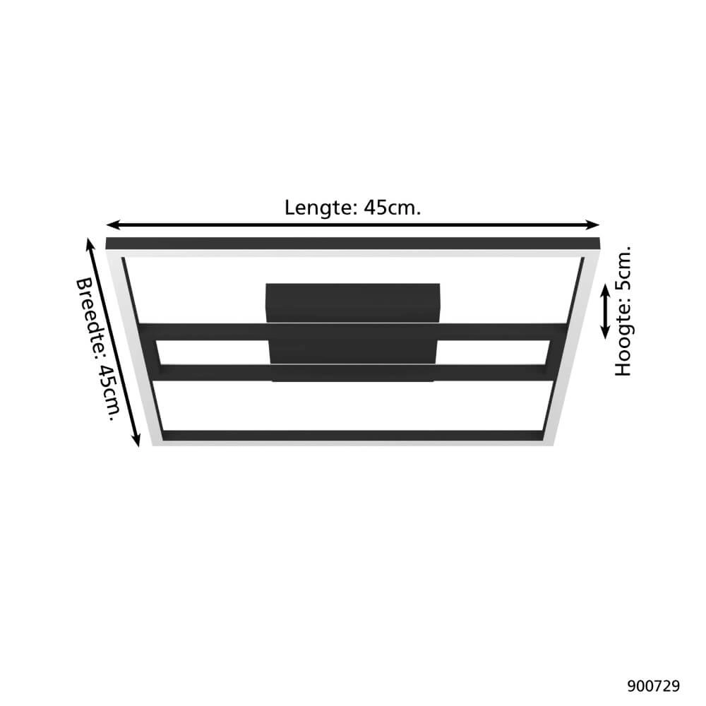 Zigbee led plafondlamp Calagrano-Z 45x45cm Eglo 9008606262236