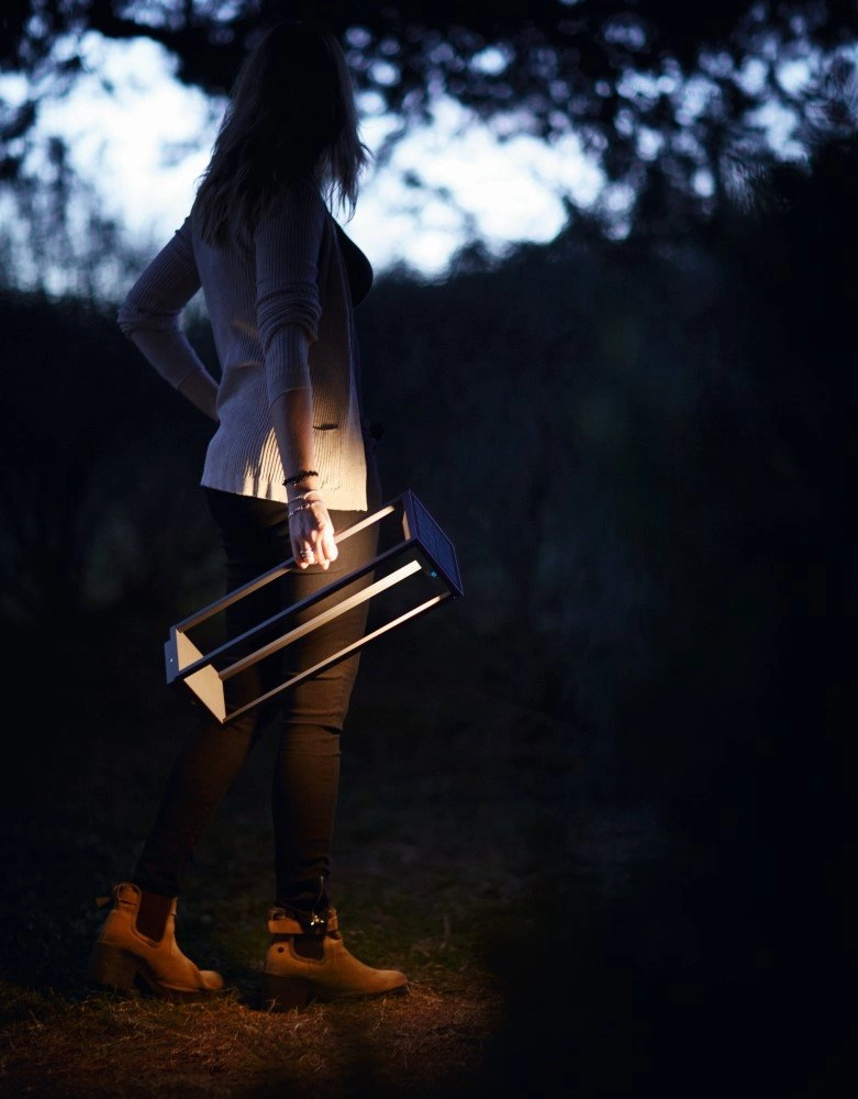 Solar terraslamp Finmotion 50cm antraciet Franssen 8435258618745