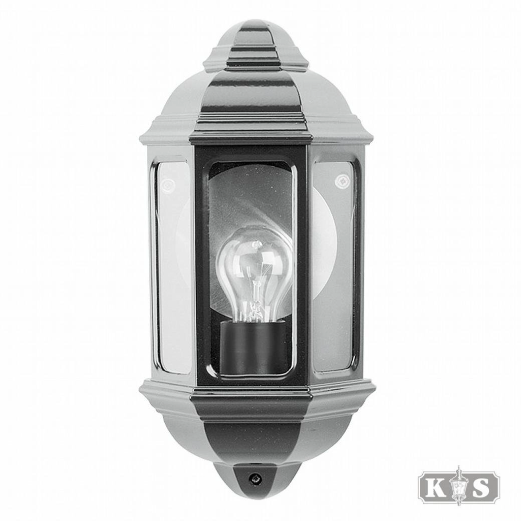 Klassieke muurlamp Turijn 4 zwart KS Verlichting 8714732725743