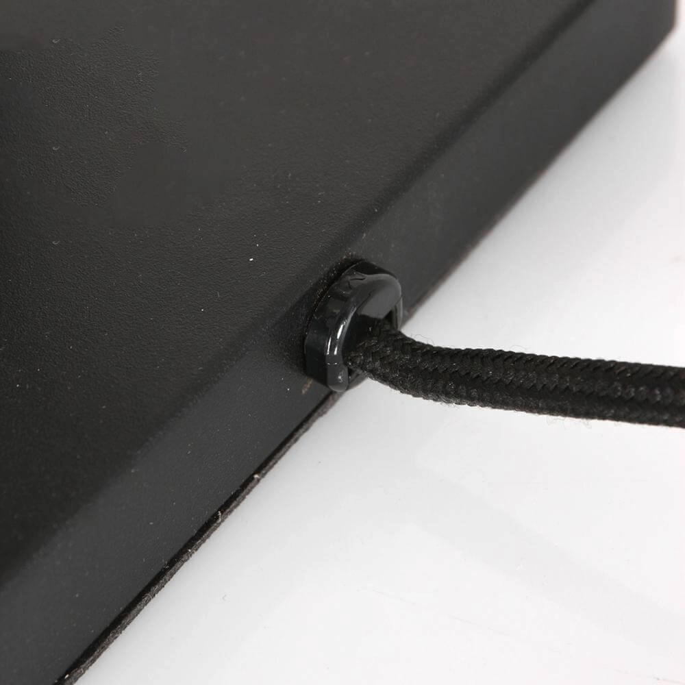 Tafellampje Stang zwart met bamboe kap Steinhauer 8712746172065