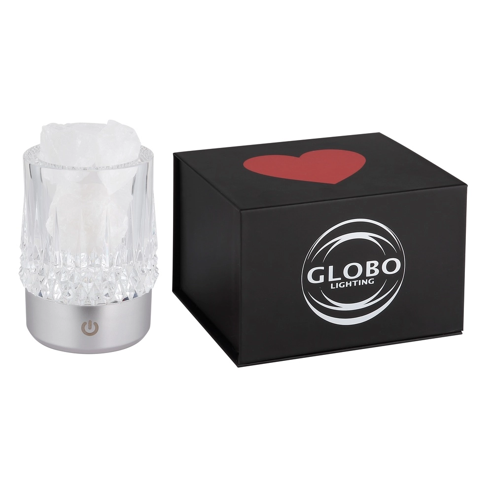 Tafellampje Lizzy zilvergrijs Globo 9007371572311