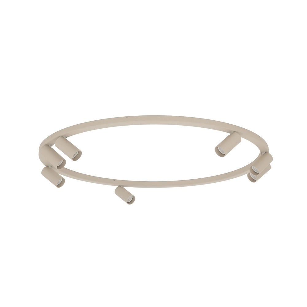 Cirkel opbouwspots Fourty 7x GU10 - beige Lyora 5903139119481