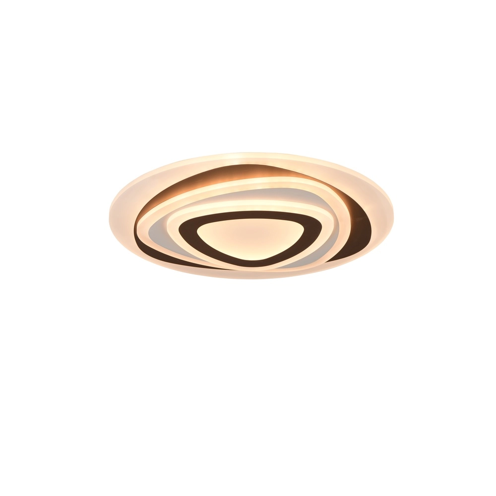 Plafonniere Zilo modern mokka bruin