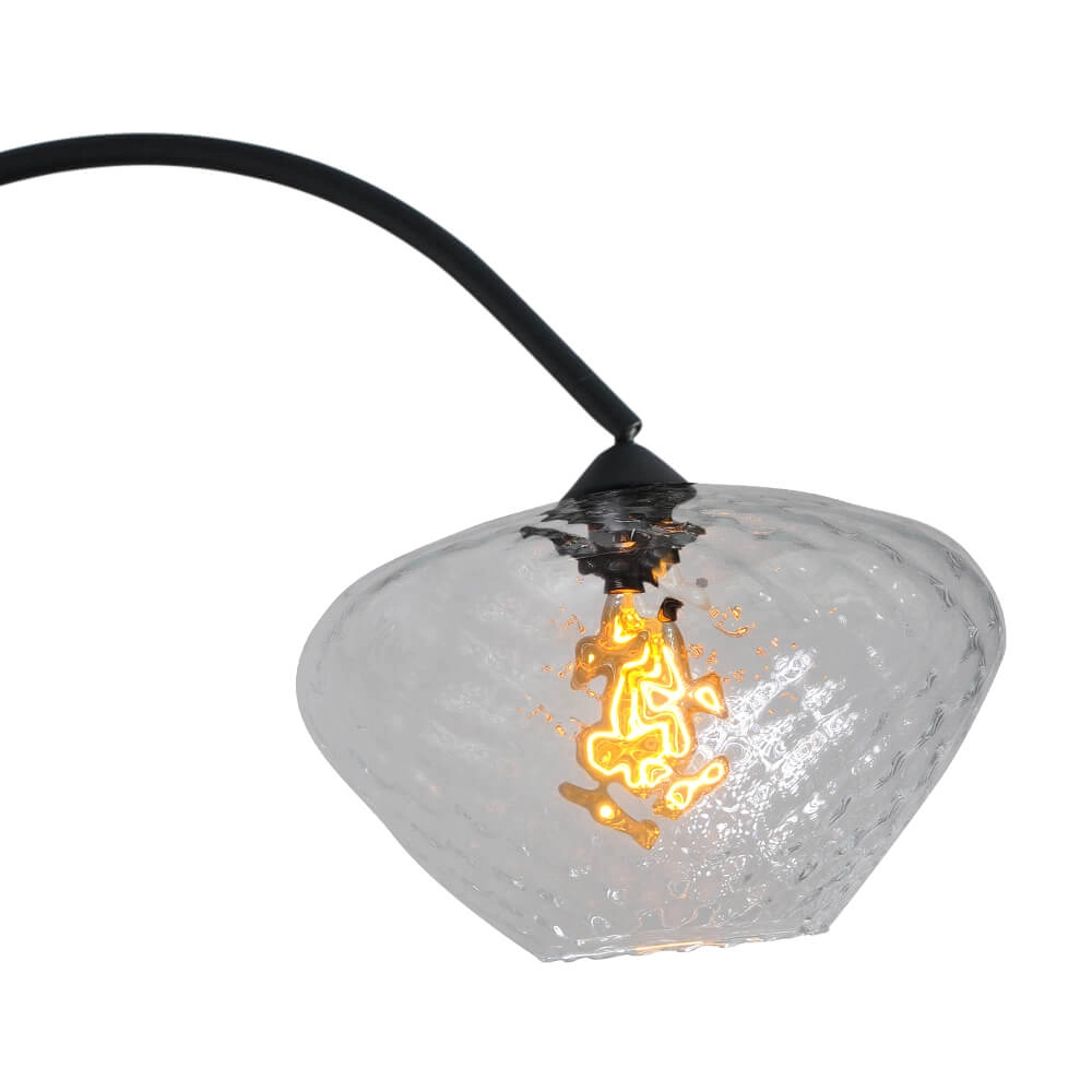 Booglamp Porto Blossom clear glas - Ø 30cm Masterlight 8718121268644