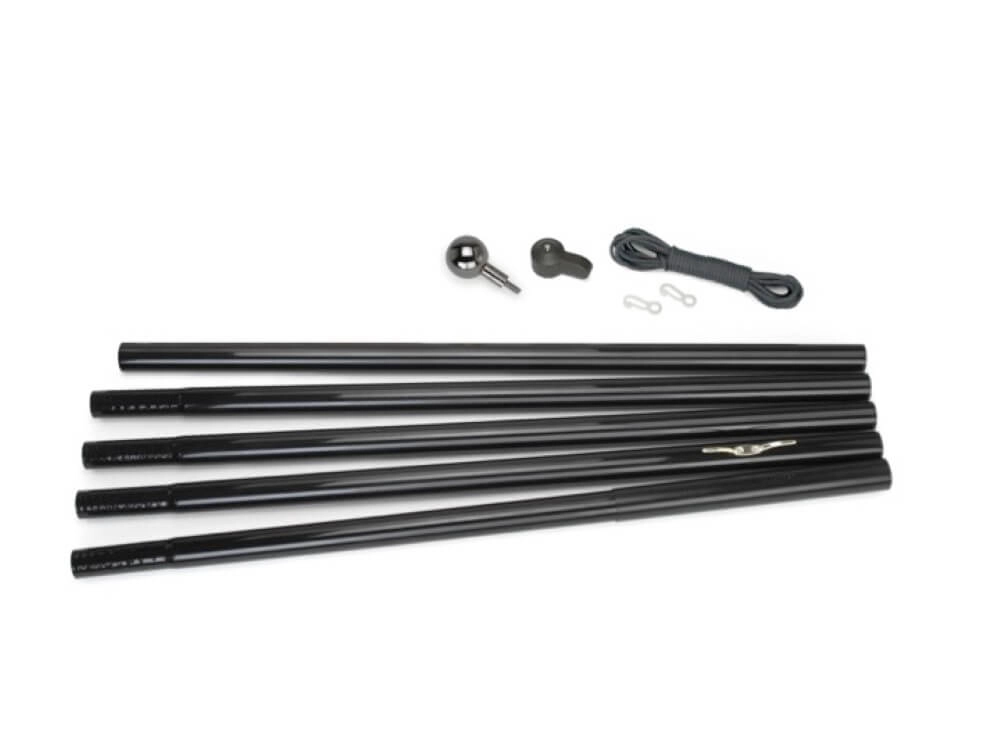 8 meter Pole Black