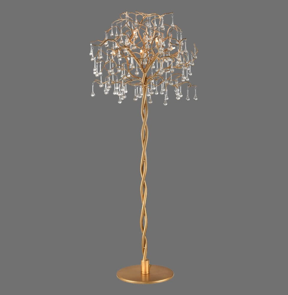 Staande kroonluchter Icicle antiek messing Paul Neuhaus 4012248332931