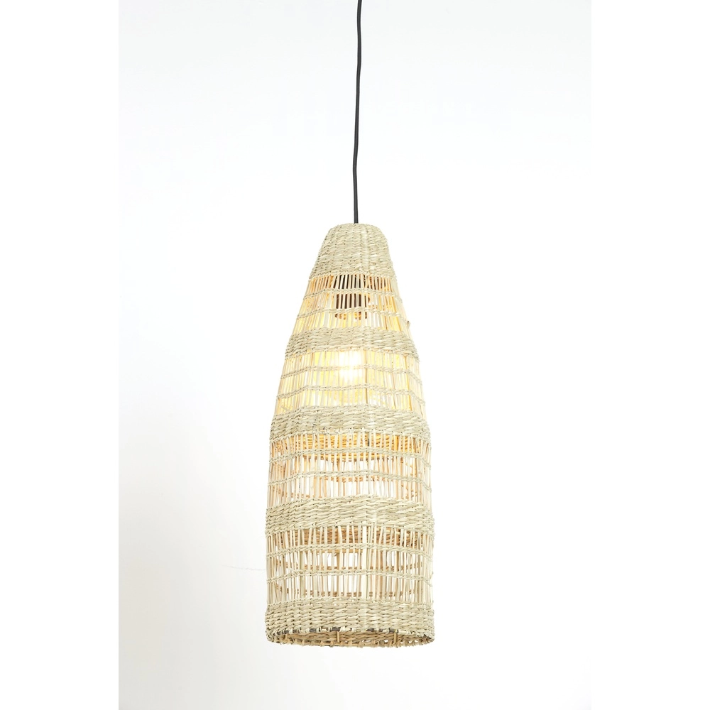 Zeegras hanglamp Latika 52cm hoog - 1x E27 Light & Living 8717807644048