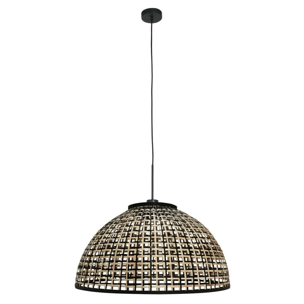 Hanglamp Nox Light met bamboe kap Ø60cm Steinhauer 8712746182712