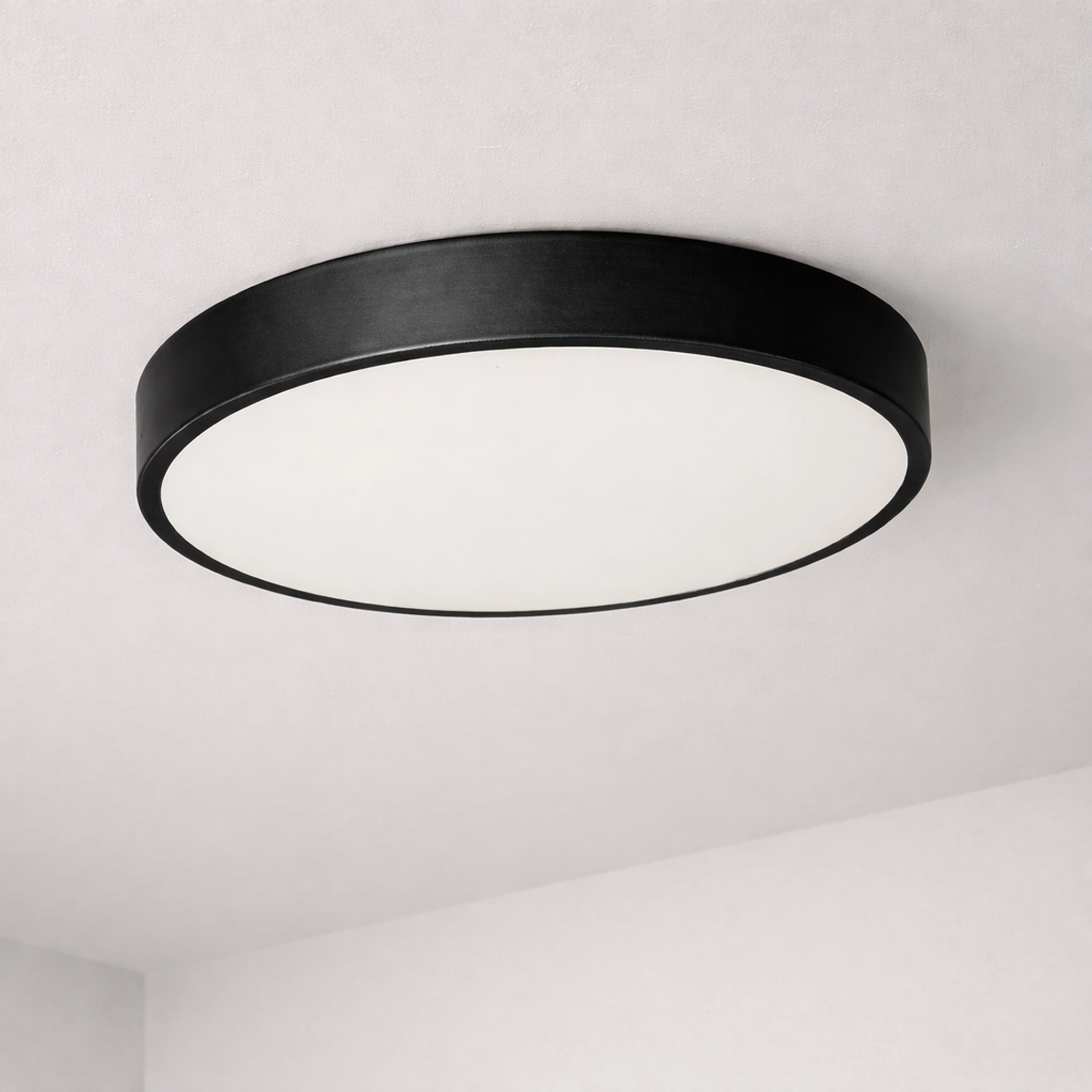 Plafonniere Grace Ø 30cm zwart Lyora 5053423315737