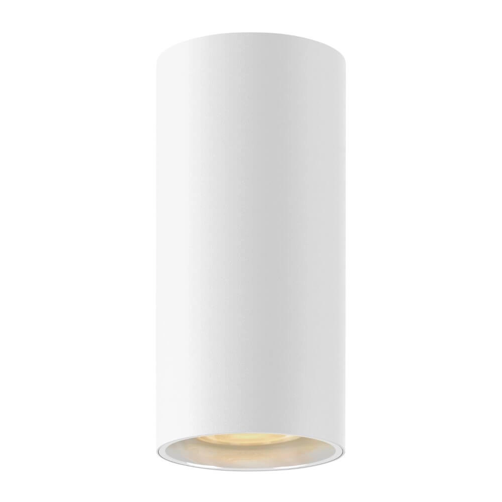 Witte plafondspot Asto Tube cilinder - 1x GU10
