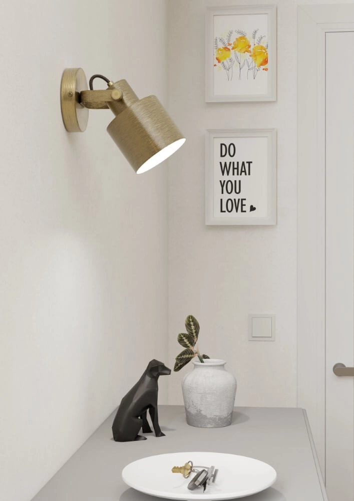 Messing wandspot Southery Eglo 9002759438173