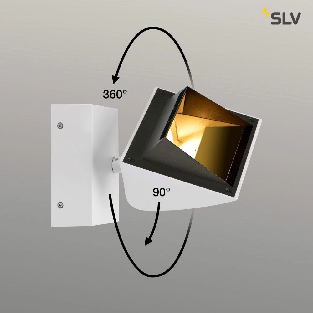Wandlamp Merado 40w - 3000K - 17,5cm wit SLV 4024163199520