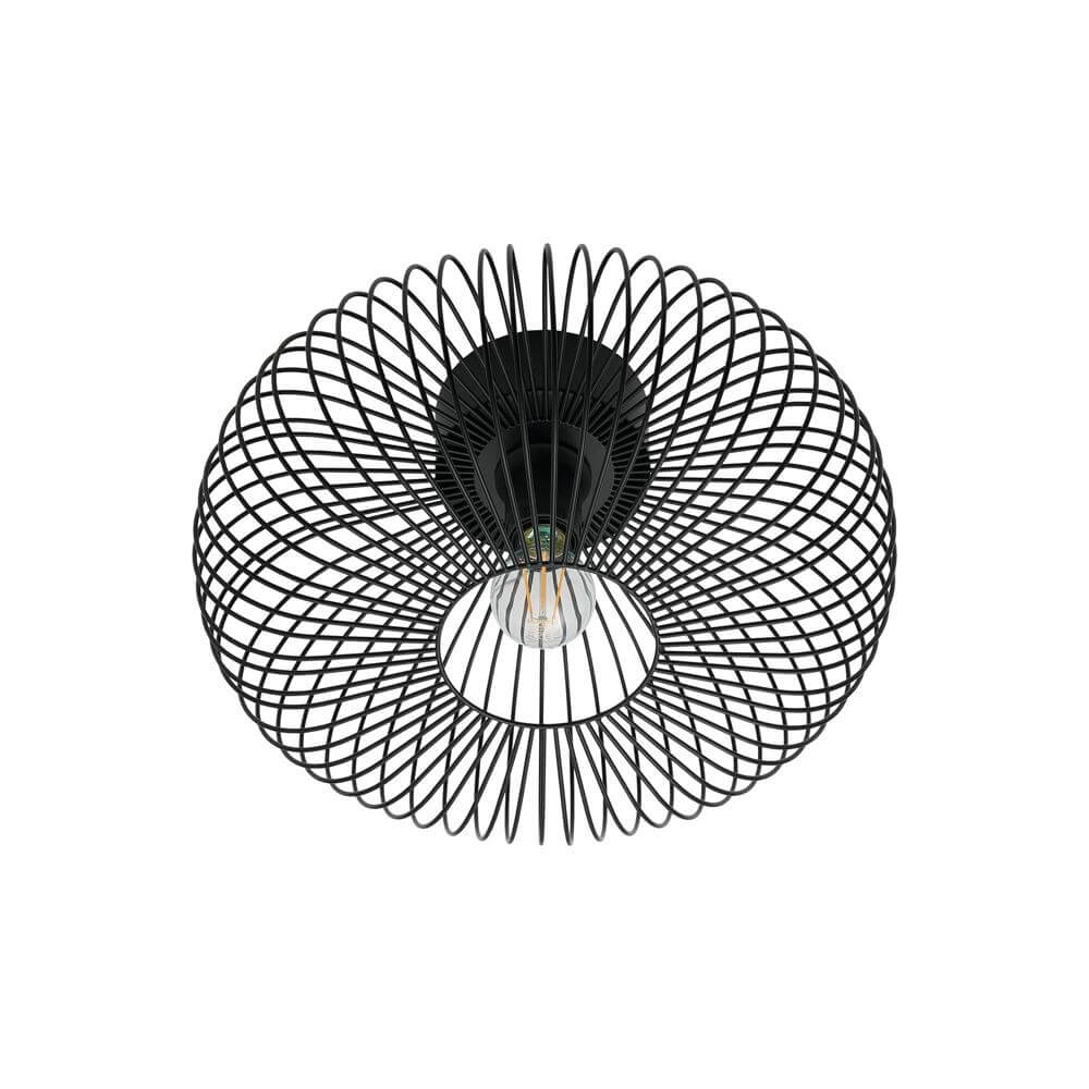 Spijltjes plafondlamp Beroni zwart Ø 40cm Nordlux 5704924018473