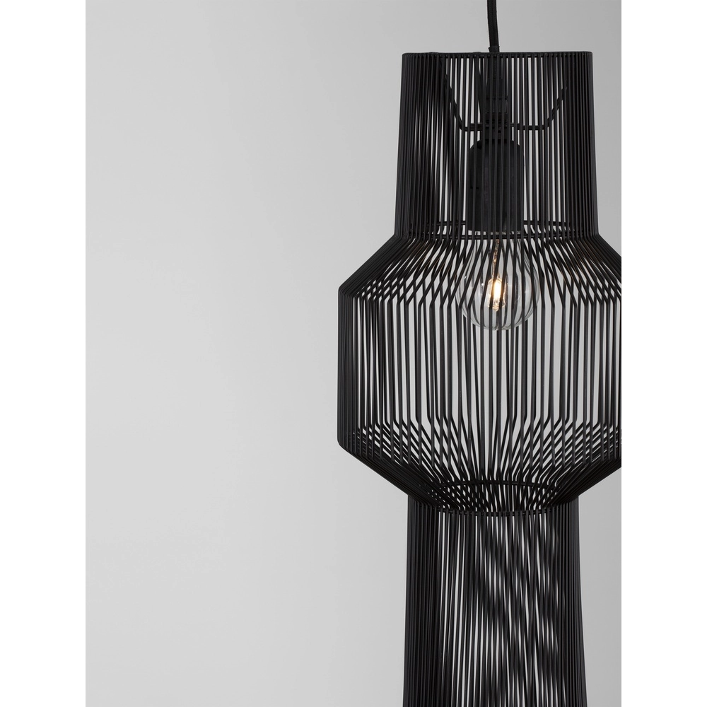 Bohemian hanglamp Bredo Ø 21cm zwart Lyora 5212017438904