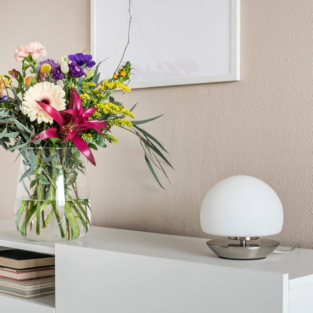 Tafellamp Ancilla 17cm metaalgrijs Steinhauer 8712746114331