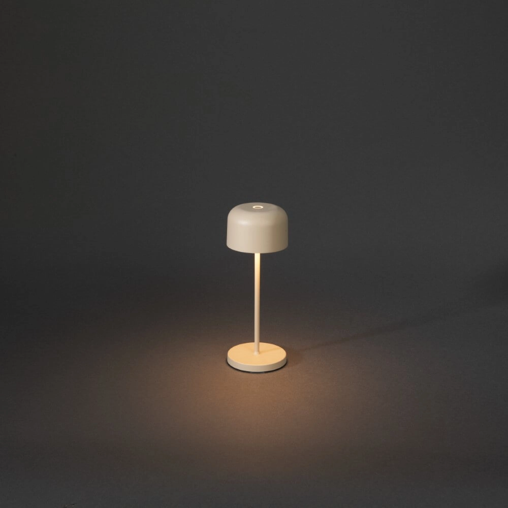 Oplaadbaar tafellampje Lille mini zandkleur KonstSmide 7318307835335