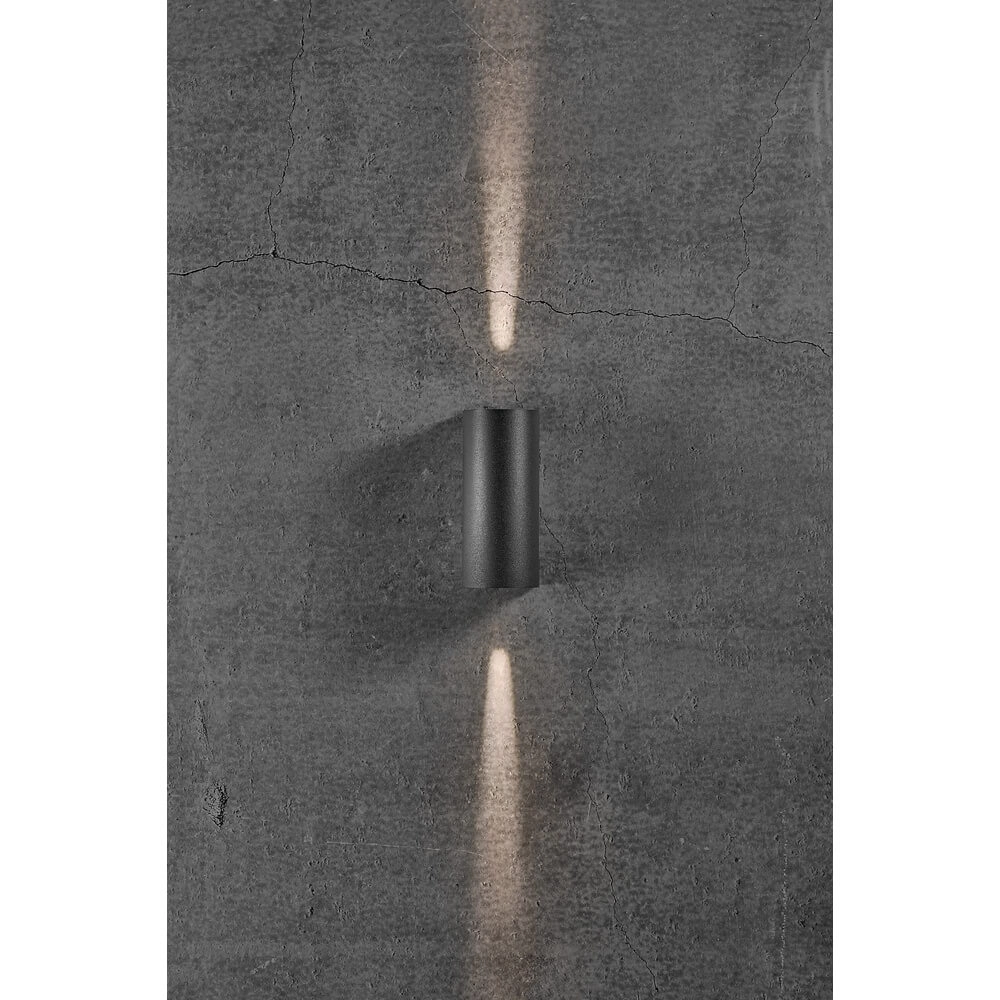 Up & Downlighter Asbol zwart afgerond Nordlux 5701581401389