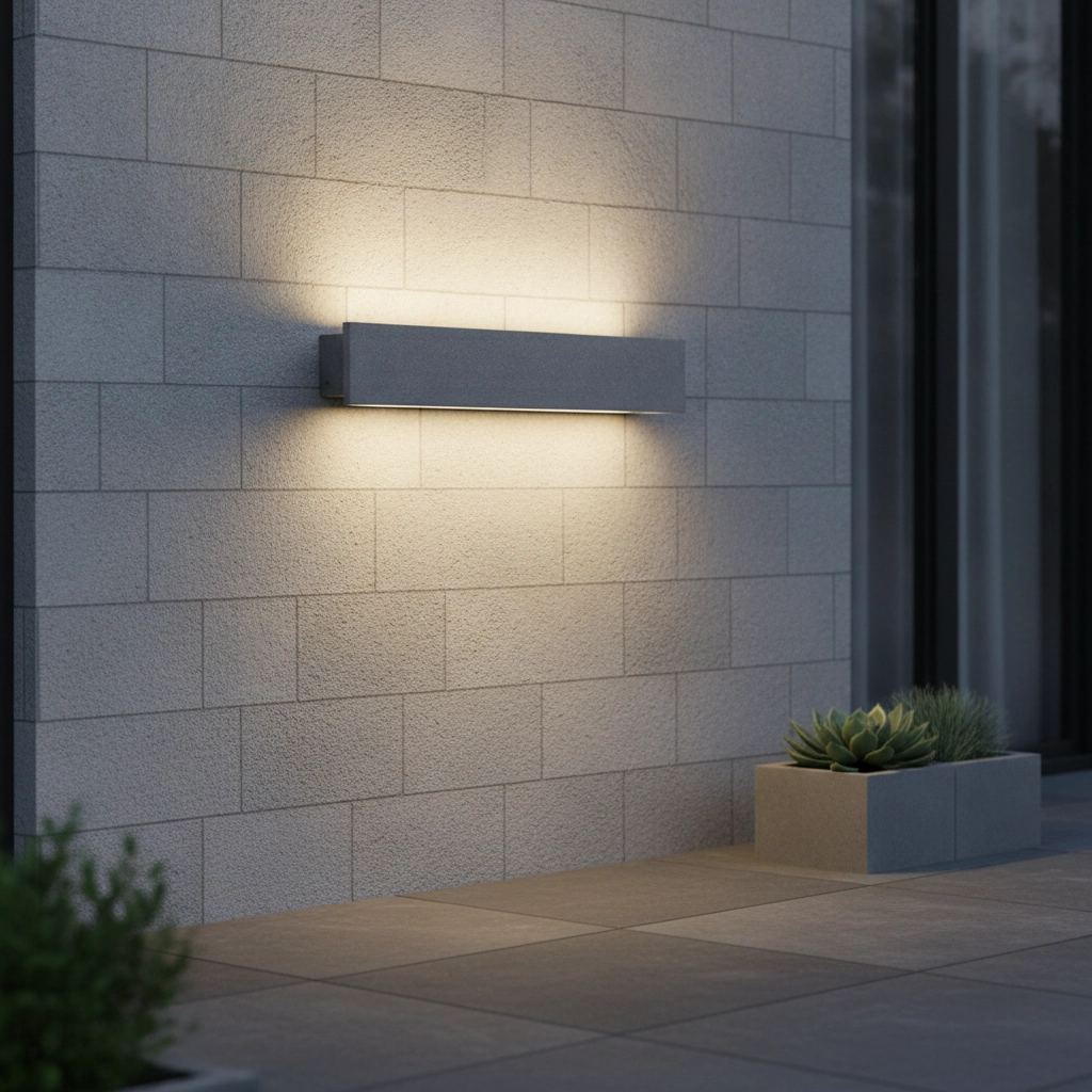 Wandlamp Luna rechthoek 60cm