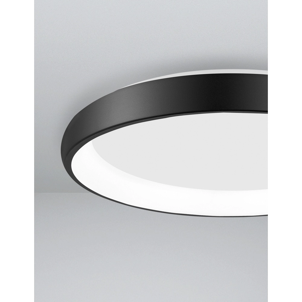 Plafondlamp Albi zwart Ø 61cm Lyora 5212017414861