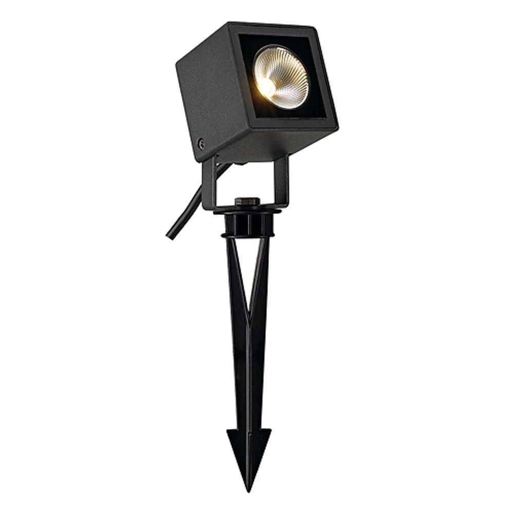 Vierkante tuinspot Nautilus Square led met grondpen SLV 4024163140775