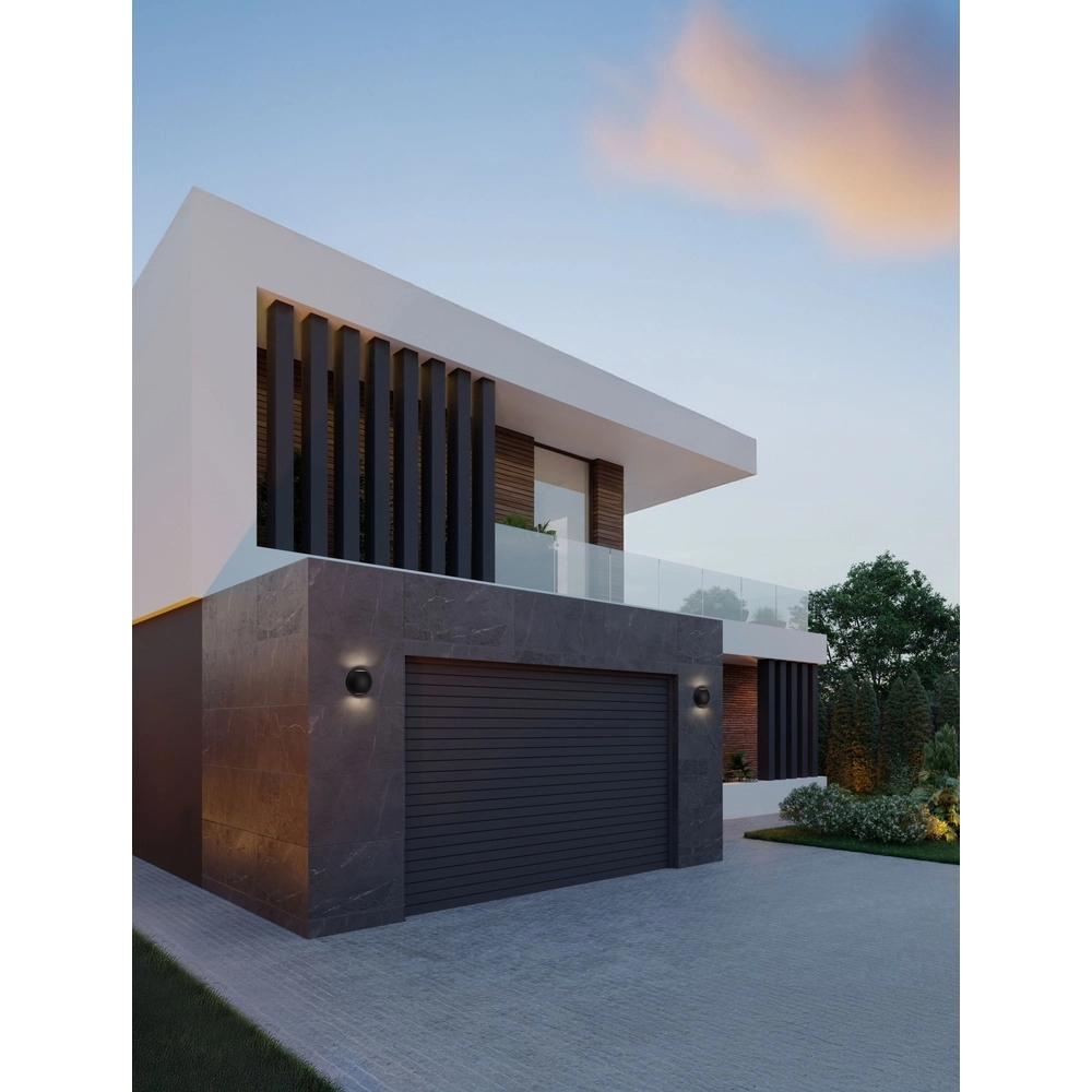 Wandlamp Passo dubbel zwart Lyora 5212017478658