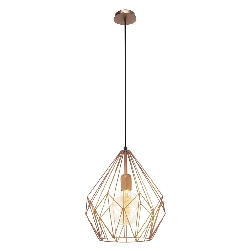 Hanglamp Carlton koper Eglo 9002759492588