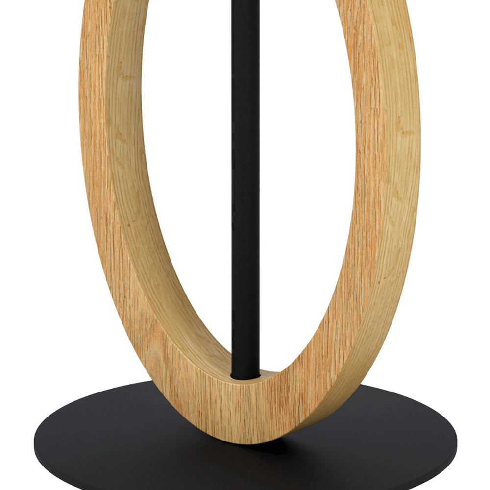 Zwarte schemerlamp Basildon 1 Eglo 9002759435691