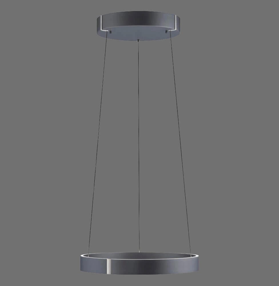 Ronde hanglamp Pure E-Clipse grijs Ø 50cm Paul Neuhaus 4012248372319